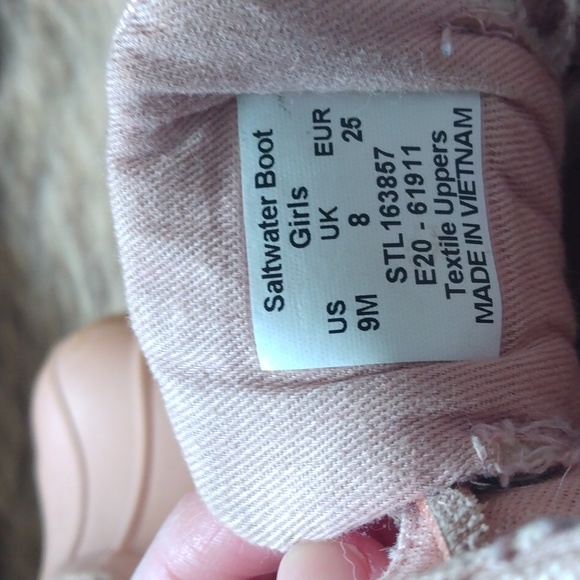 Sperry Pink Saltwater Boots - Picture 5 of 8